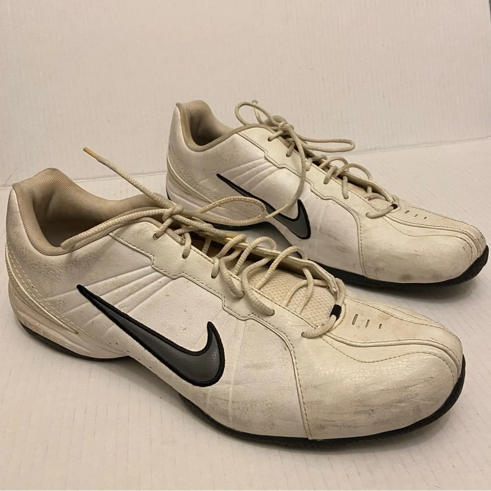 Nike Air Affect III 2010 Leather 386493-103 Mens White Black Sneakers Size 13. - Picture 6 of 10